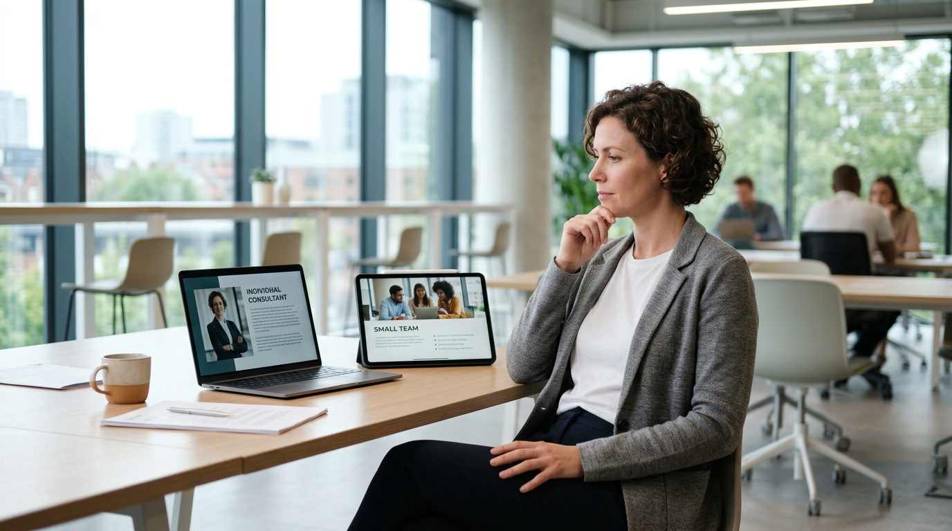 Små bedrifter og ENK vurderer om Ice for bedrift er riktig valg