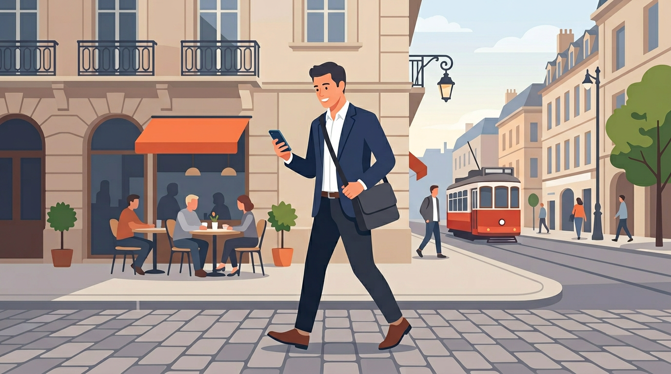 Trygg mobilbruk på ferie med bedriftsabonnement